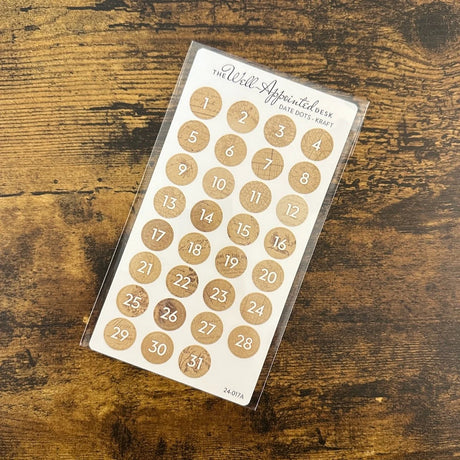 "Date Dot" Planner Sticker Sheet