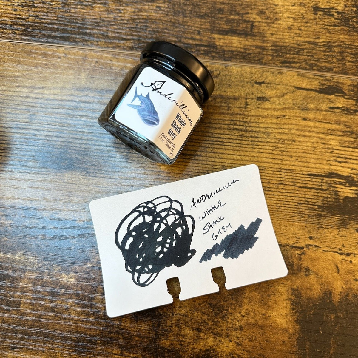 Anderillium Inks Whale Shark Grey Swatch