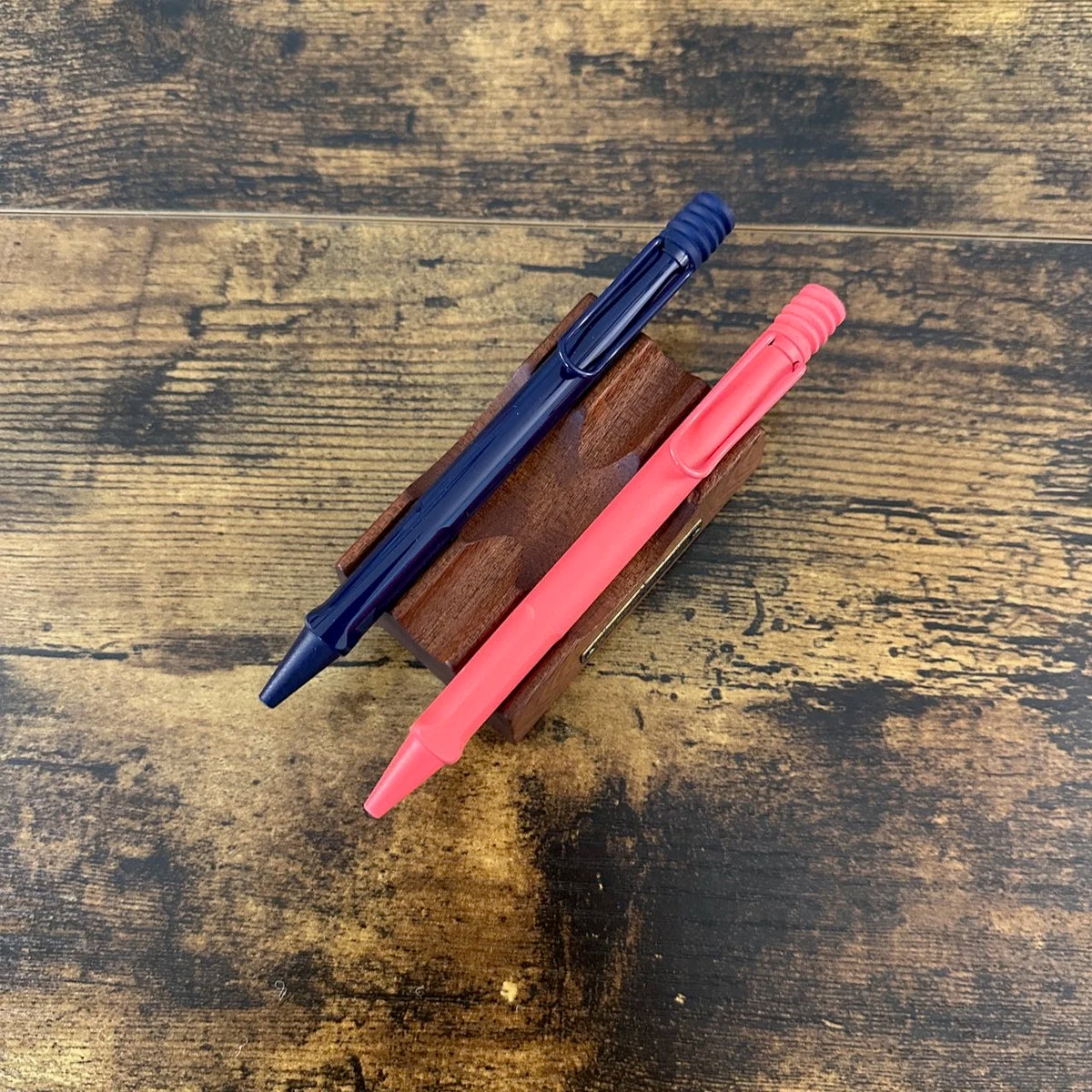 Lamy Safari Special Editions Dark Dusk and Coral Ballpoint Pens