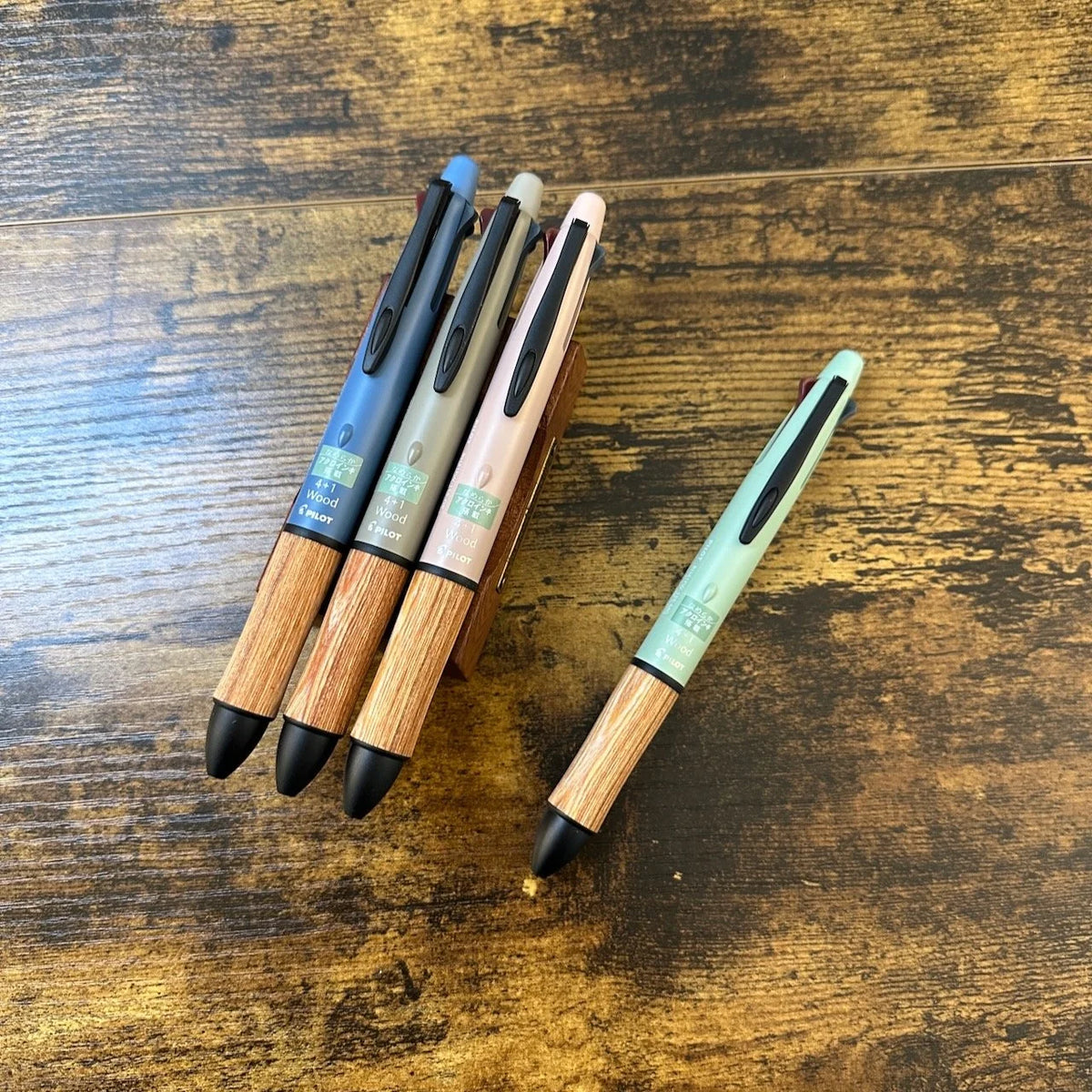 Pilot 4+1 Wood Multi Pen (Featuring Acro Ink)