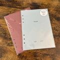 Laconic Style A5 6-Ring Binder Inserts / Creativity and Life Logging