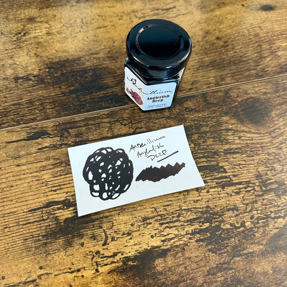Anderillium Inks Ichthyoformes Ink Anglerfish Deep Swatch