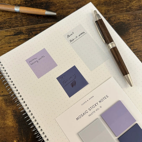 Cloth & Paper Sticky Notes Mosaic Notes Writing Sample