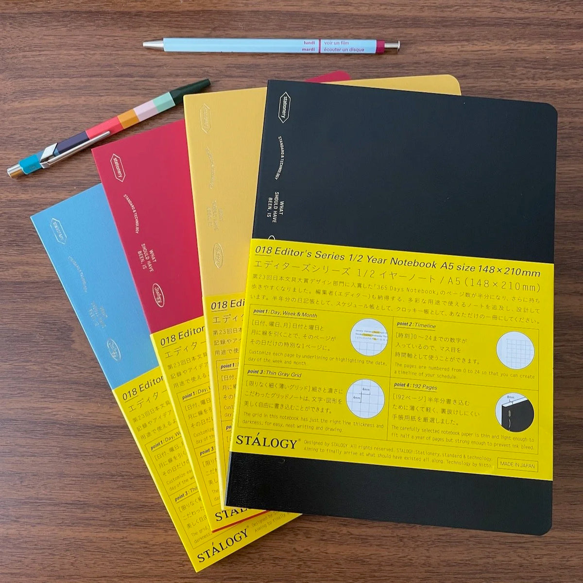Stalogy 018 Editor's Series / 365-Day A5 Notebook