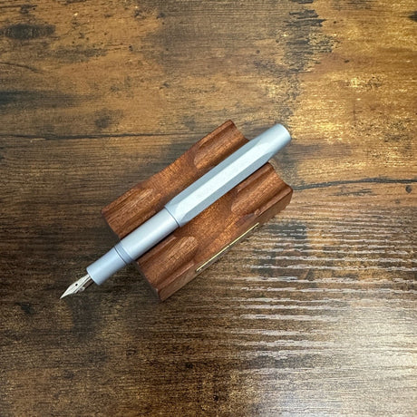 Kaweco AL-Sport Fountain Pen Ice Blue Posted