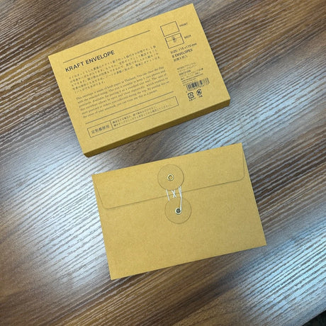 TRAVELER's Company Kraft Envelopes Large Orange