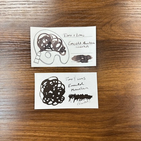 Tono & Lims Adult Night Inks Emerald Mountain Swatches
