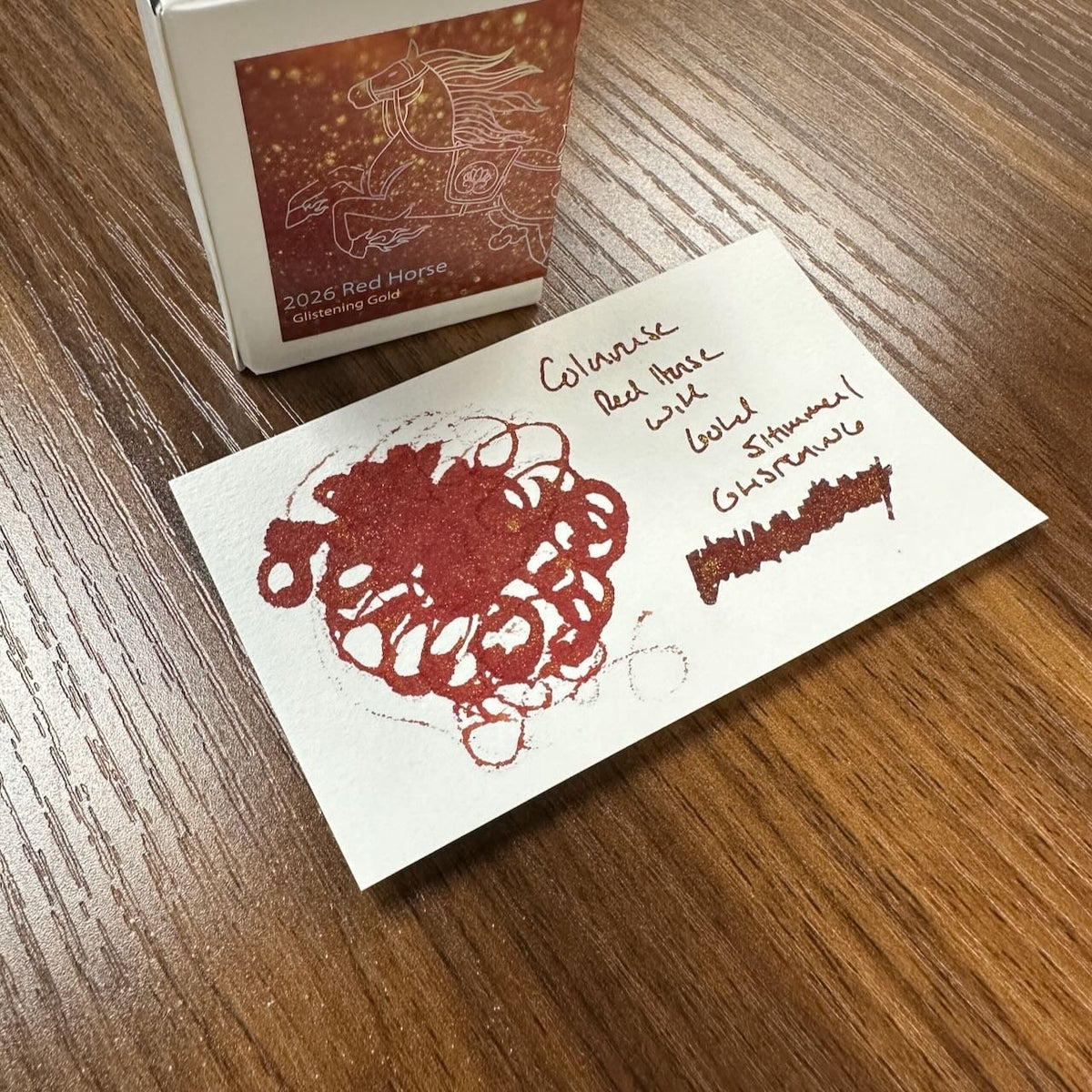 Colorverse Red Horse Ink Collection 2026 Glistening Gold