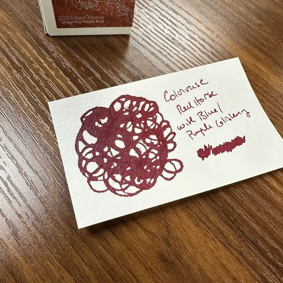 Colorverse Red Horse Ink Collection 2026 Glistening Blue Purple