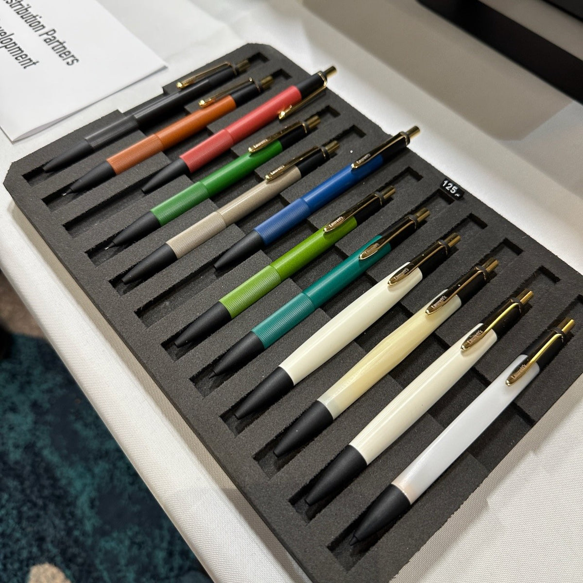Laurett's WAKA Ebonite Ballpoint Pens
