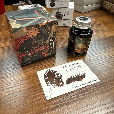 Taccia Ukiyo-e Fountain Pen Ink Series 3 Kuniyoshi Kuromidori