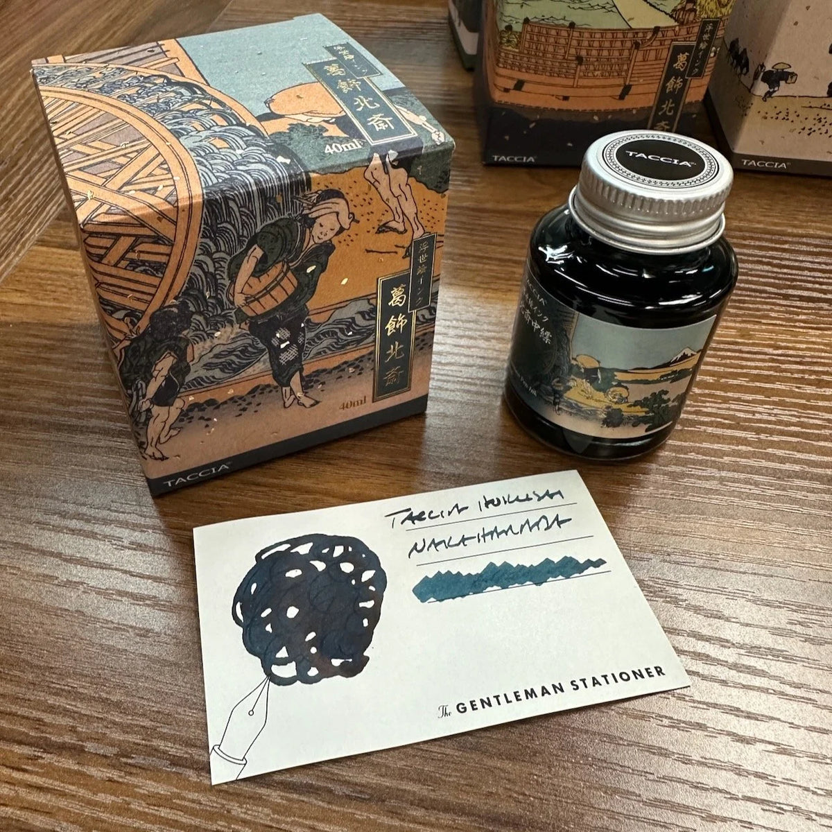 Taccia Ukiyo-e Fountain Pen Ink Series 4 Hokusai Nakahanada