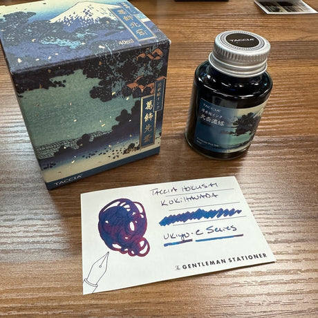 Taccia Ukiyo-e Fountain Pen Ink Series 4 Hokusai Kokihanada