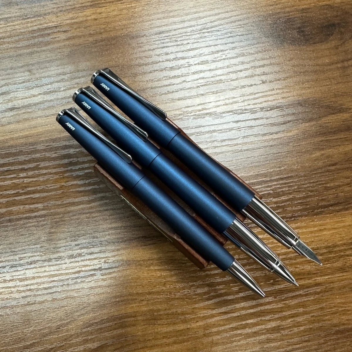 Lamy Studio Ballpoint Pen with Fountain Pen and Rollerball