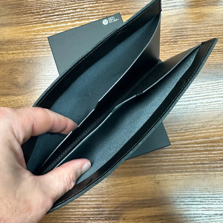 Craft Design Technology Small Leather Clutch Case Black