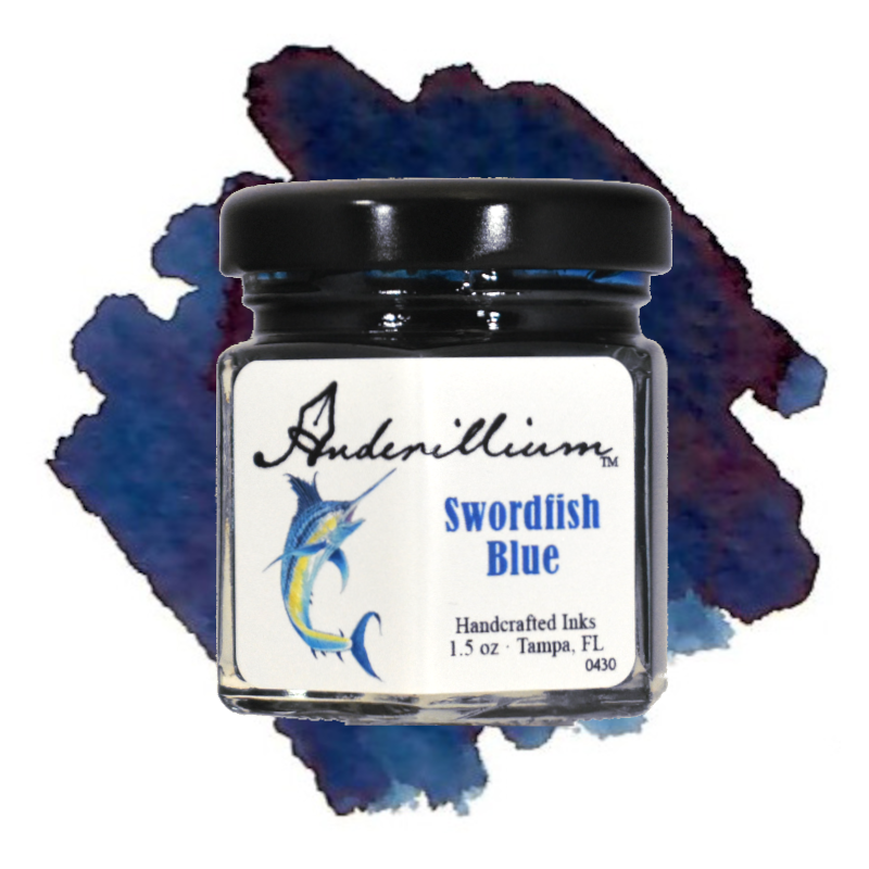 Anderillium Inks Swordfish Blue