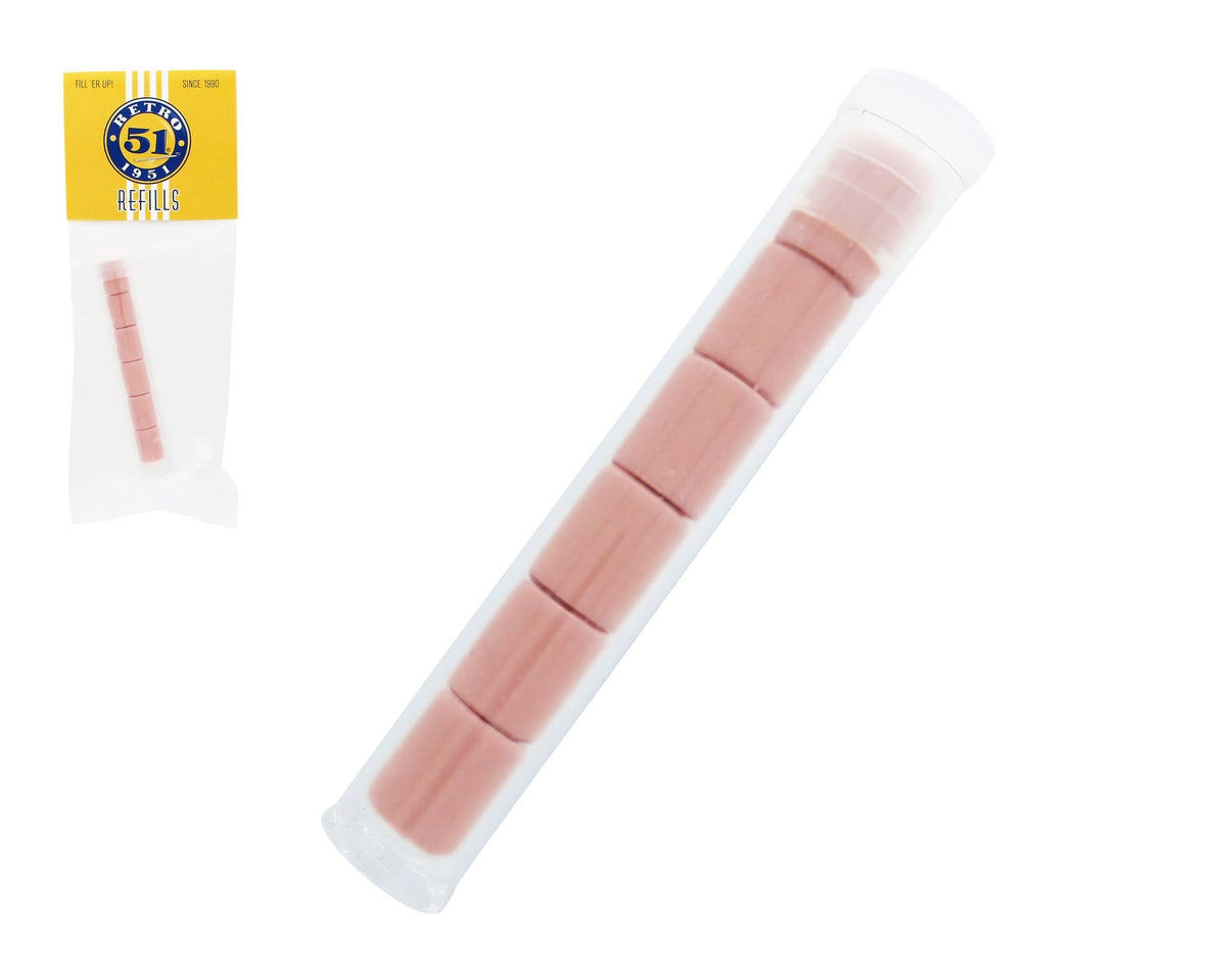 Retro 51 Replacement Tornado Erasers Pink