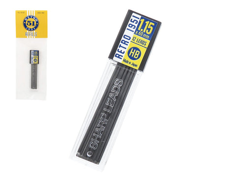 Retro 51 Mechanical Pencil Refills HB Lead Grade