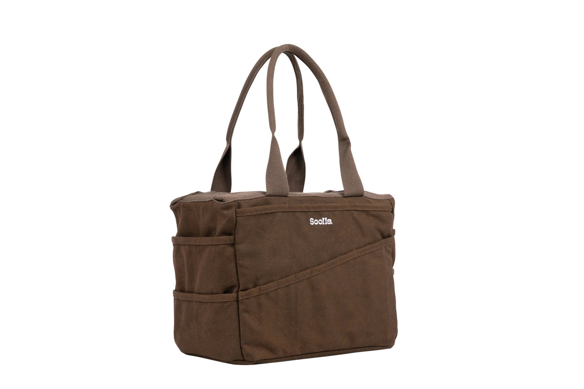 Soolla Studio Artist Bag Coffee Bean Front Angled View