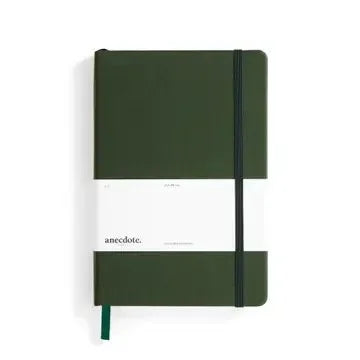 Anecdote Goods "The Journal" A5 Hardcover Notebook Evergreen Dot