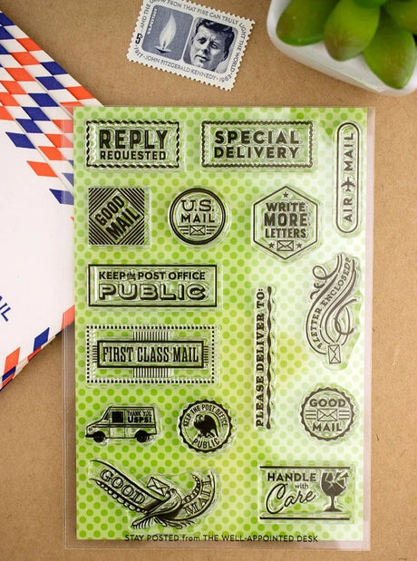 Well-Appointed Desk Clear Stamp Sets / 4" x 6"