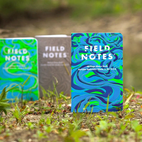 Field Notes Is a River Alive Three-Pack Outside Notebooks