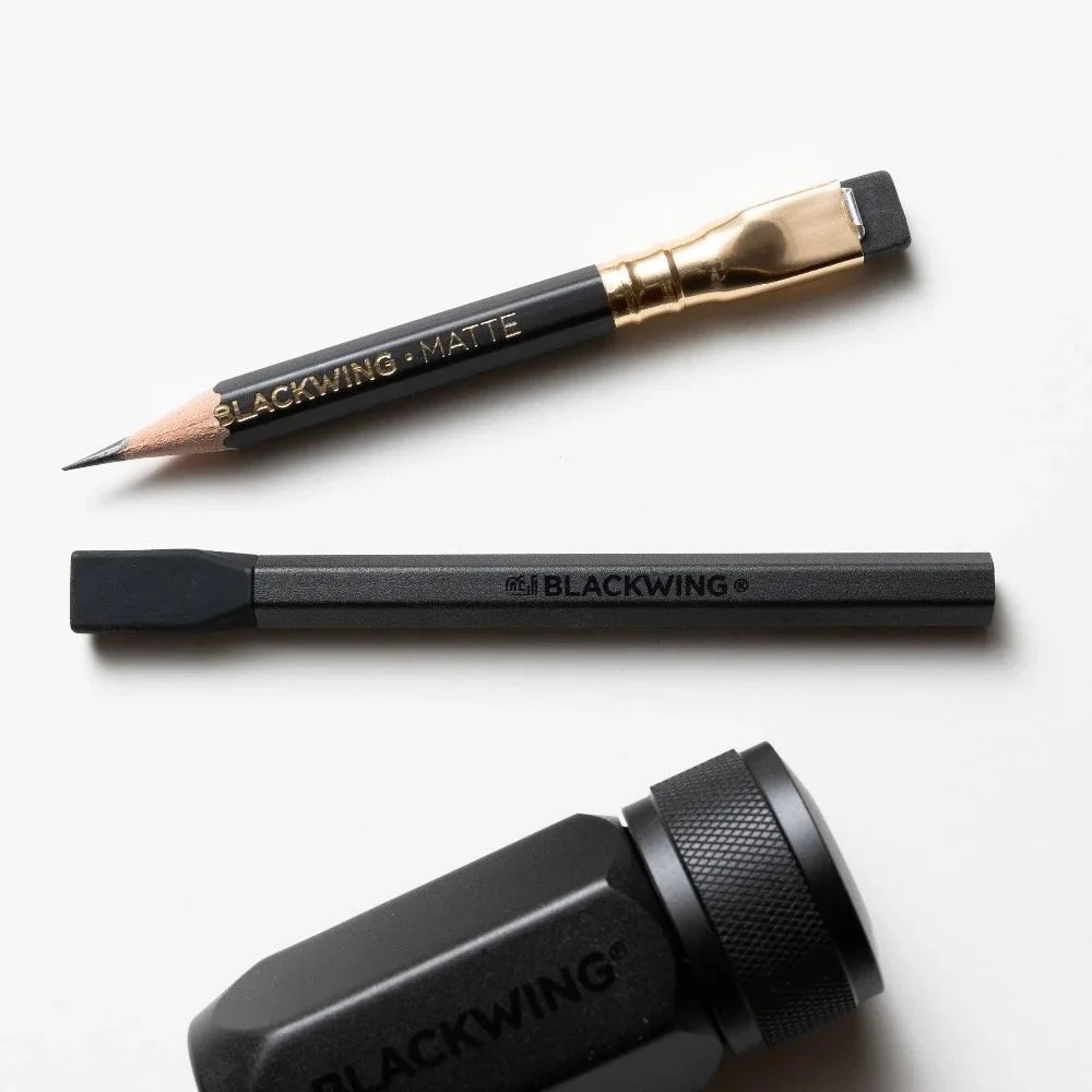 Blackwing Pencil Extender with Pencil and Sharpener