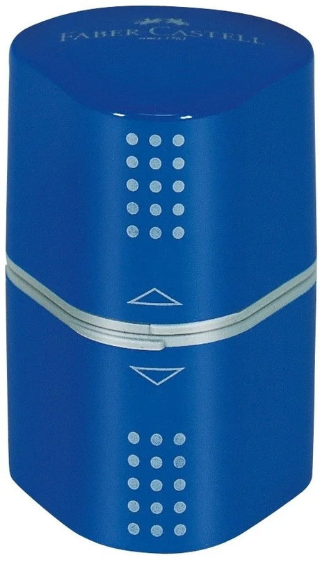 Faber-Castell Grip Trio Pencil Sharpener Blue