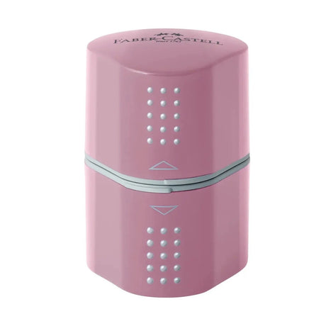 Faber-Castell Grip Trio Pencil Sharpener Pink