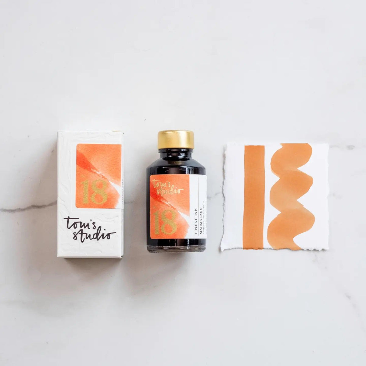 Tom's Studio Fountain Pen Ink No. 18 Clementine