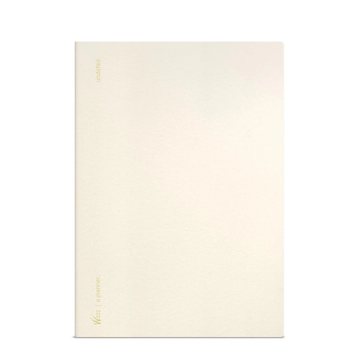 Wonderland222 Undated Planner A5 Insert with off-white cover.