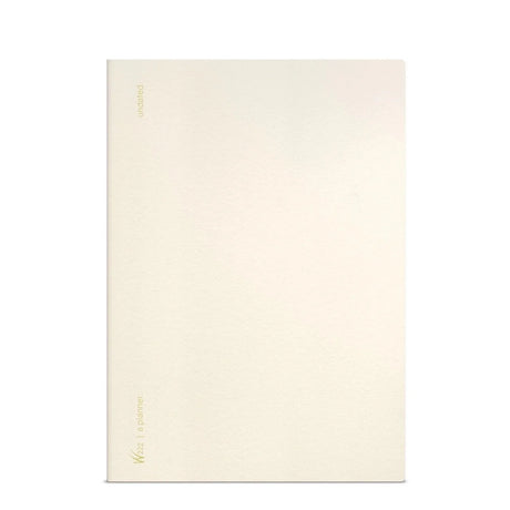 Wonderland222 Undated Planner A5 Insert with off-white cover.