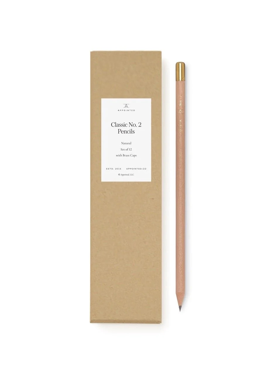 Appointed No. 2 Pencil Round with Natural Finish