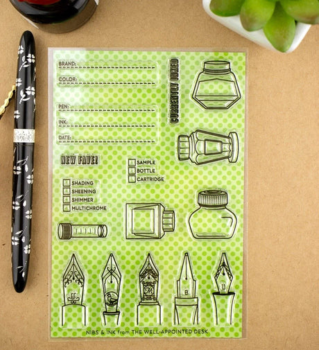Well-Appointed Desk Clear Stamp Sets / 4" x 6"