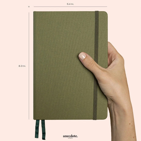 Anecdote Goods "The Journal" A5 Hardcover Notebook Dimensions