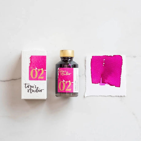 Tom's Studio Fountain Pen Ink No. 2 Raspberry Sorbet