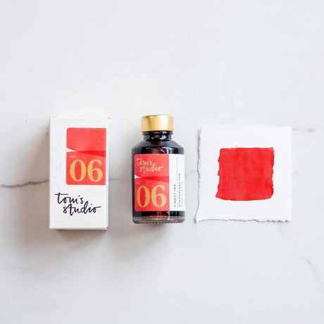 Tom's Studio Fountain Pen Ink No. 6 Strawberry Jam