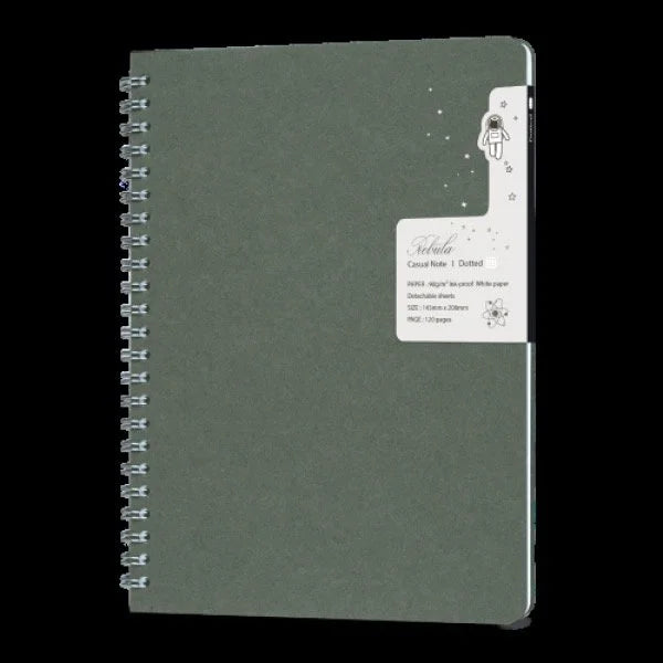 Colorverse Nebula Note Spiral Green