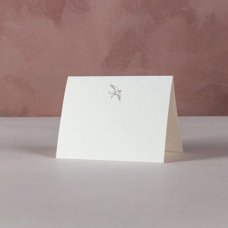 Anecdote Goods Folded Correspondence Cards Bird Icon
