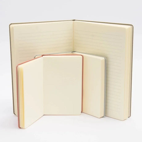 Bindewerk Linen Covered Notebooks Open