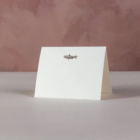 Anecdote Goods Folded Correspondence Cards Fish Icon