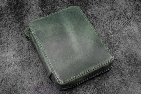 Galen Leather Zippered A5 Folios
