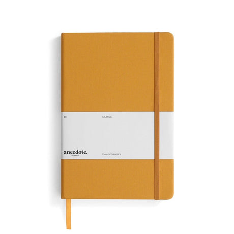 Anecdote Goods "The Journal" A5 Hardcover Notebook Mustard Lined