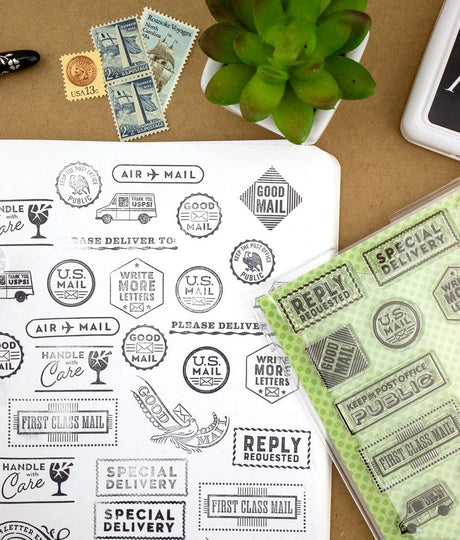 Well-Appointed Desk Clear Stamp Sets / 4" x 6"