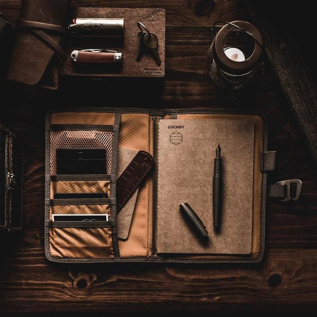 Lochby Field Journal Layout with Gear