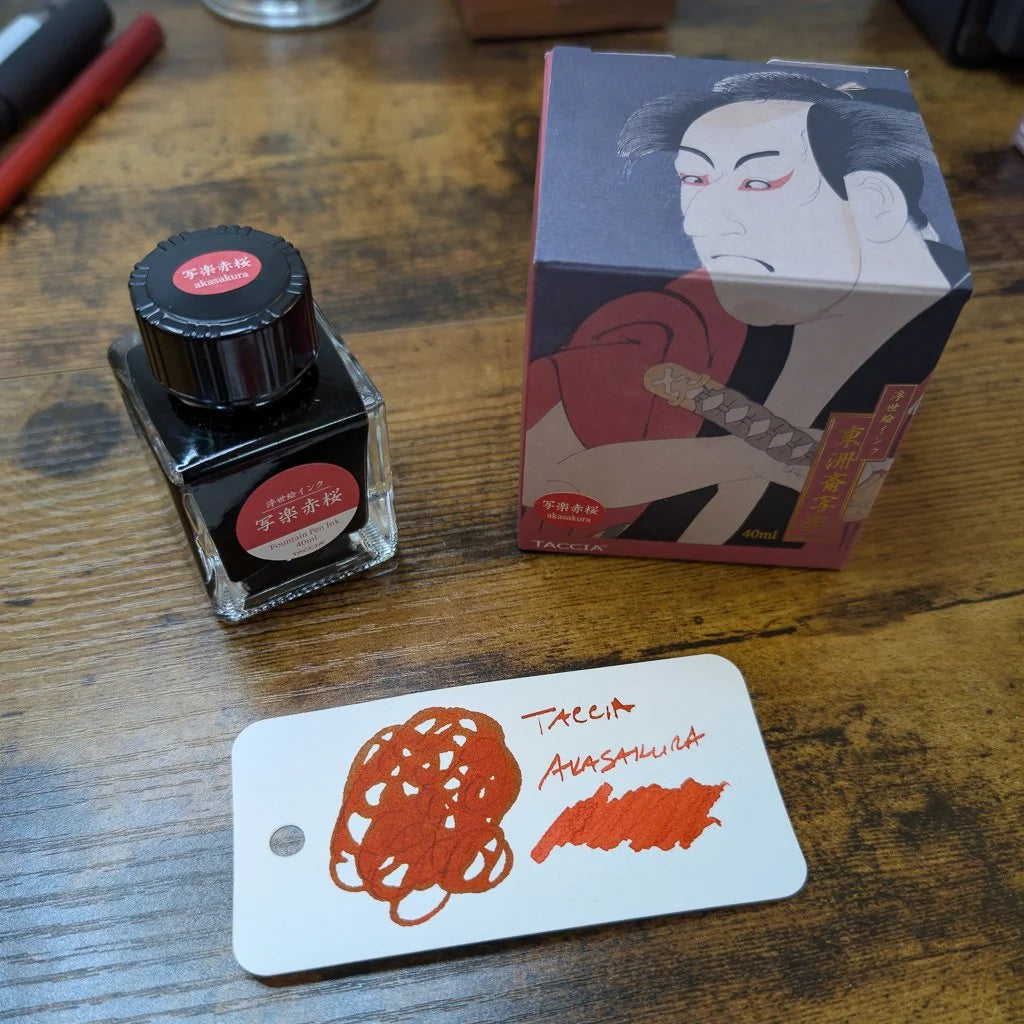 Taccia Ukiyo-e Fountain Pen Ink Series 1 Akasakura