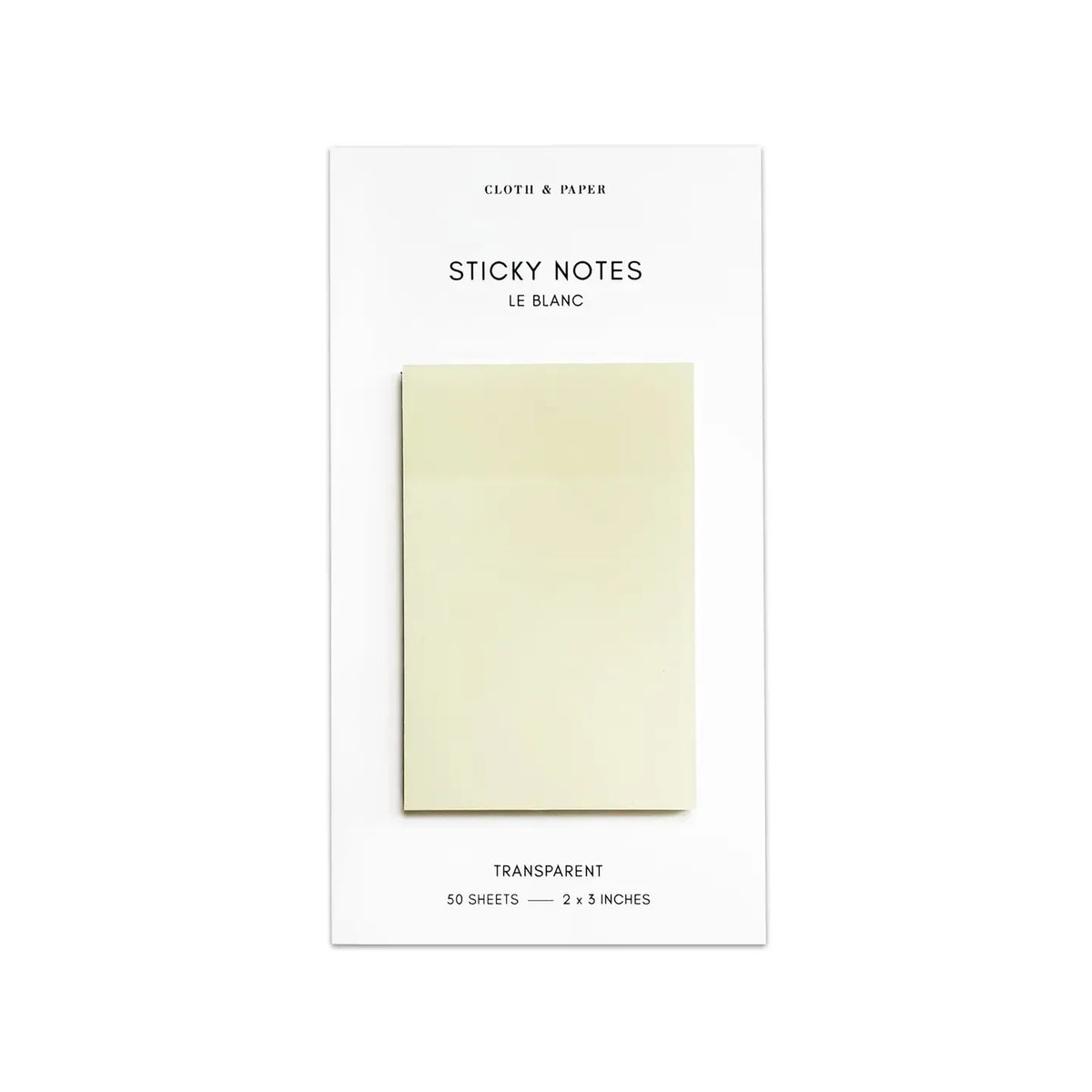 Cloth & Paper LeBlanc 2x3 Sticky Notes