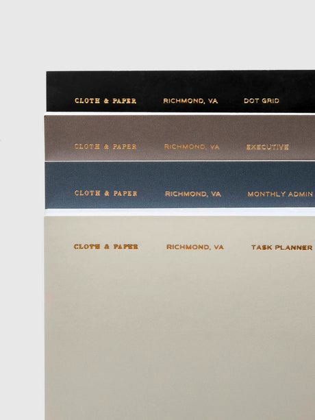 Cloth & Paper Pocket Plus Notebooks Different Layouts