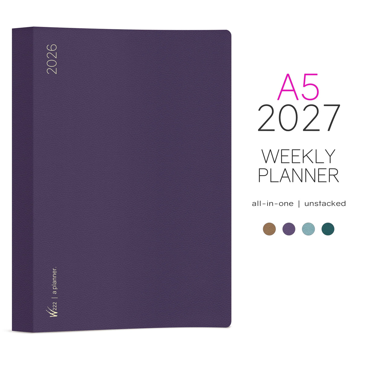 Wonderland222 2027 A5 All-in-One Weekly Planner Cover Image