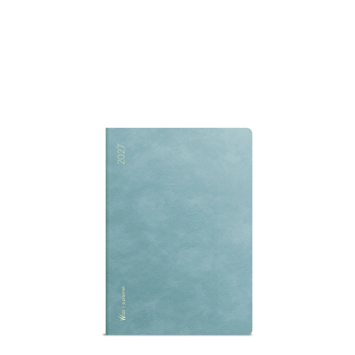Wonderland222 2027 A6 Planner Core Stacked Weekends (Glacial Veil)